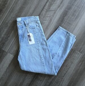 NWT Time and Tru High Rise Barrel Jeans